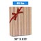 30"x 833' Striped Christmas Wrapping Papers for Stunning Gift Presentation